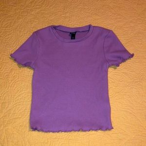 Purple Crop Top